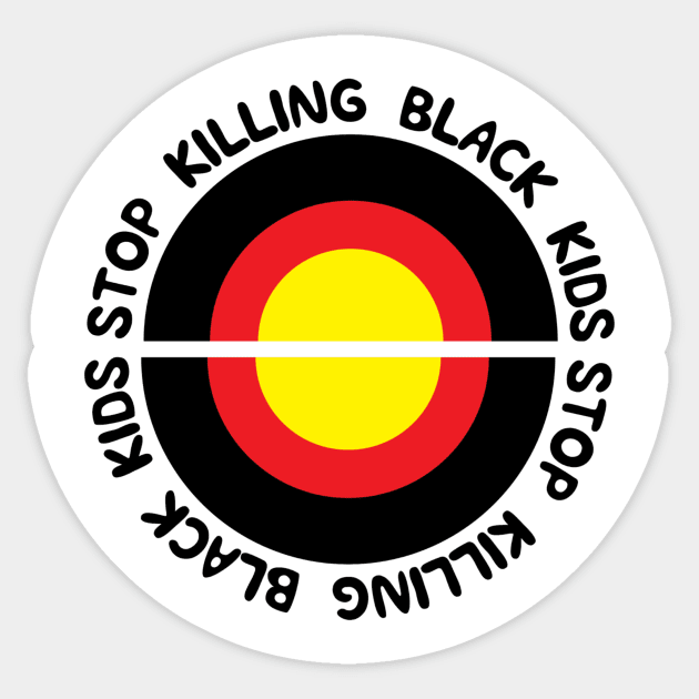 Stop killing Black kids Sticker by Beautifultd